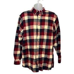 RED HEAD Brand Co Thick Plaid Flannel Shirt Men’s Size XLT Button Down Casual